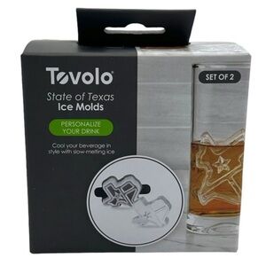 Tovolo Texas-Shaped Ice Molds, 2 ct